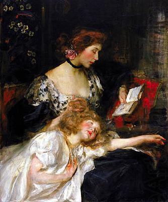 James Jebusa Shannon Mother and Child china oil painting image